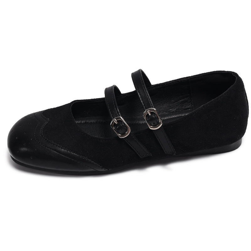 Women's Double-Strap Ballet Flats