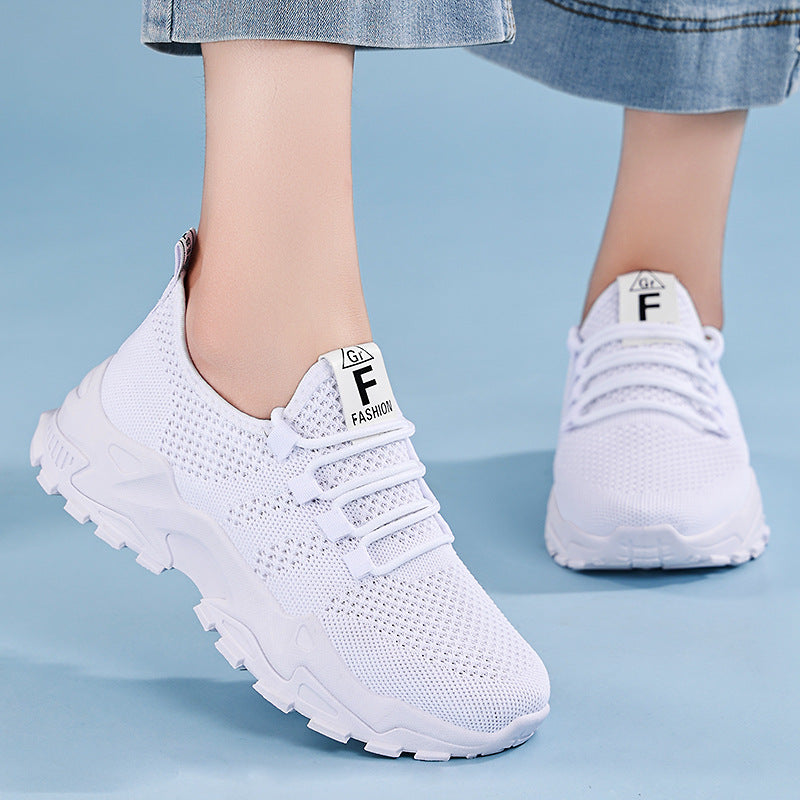 Women's Breathable Fitness Sneakers with Non-slip Sole