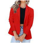 Elegant Blazer with Modern Cut and Practical Pockets