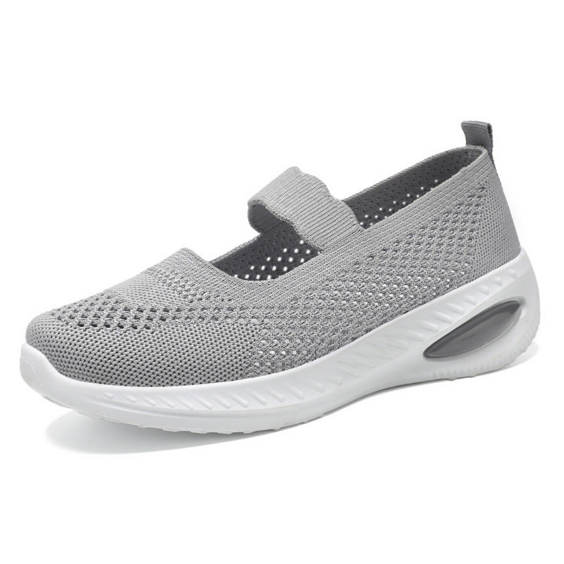 Women's Breathable Casual Sneakers with Elastic Strap