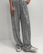 Women's Glitter Palazzo Pants