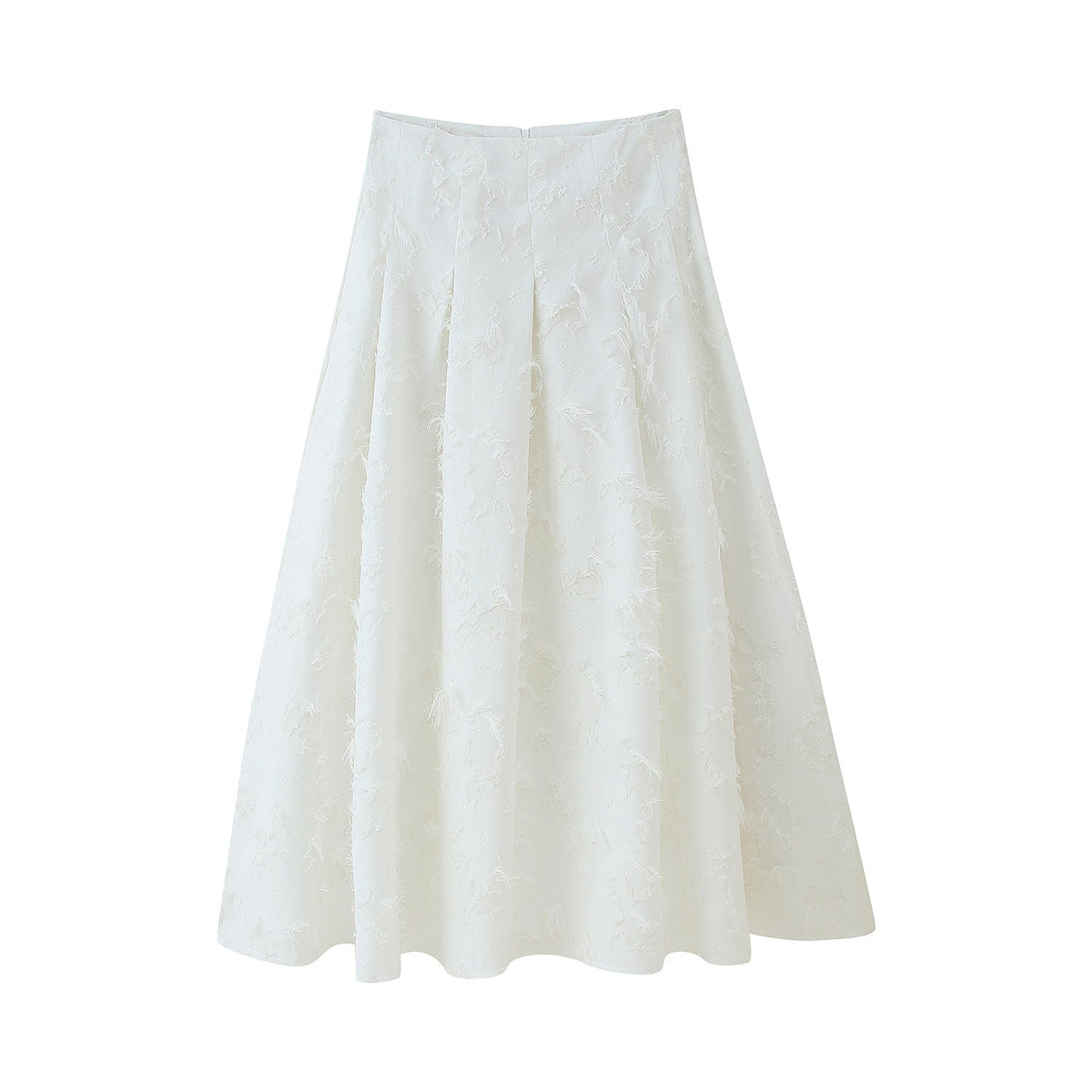 Women's Maxi Skirt with Floral Lace Pattern