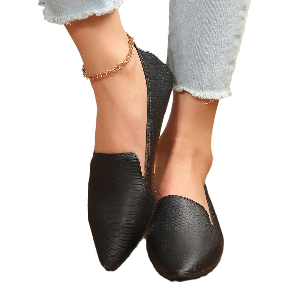 Women's Ballet Flats with Breathable Mesh and Flexible Footbed