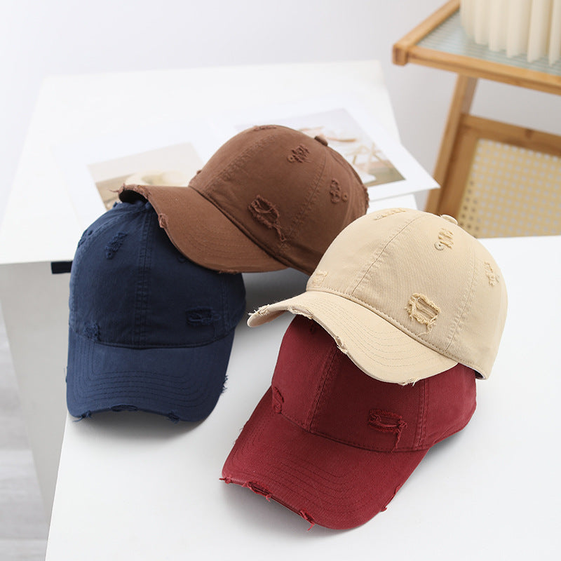 Women's Casual Destroyed Baseball Cap