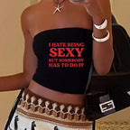 Women's Bandeau Top with Sporty France Design