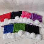 Plush Christmas Hat with Faux Fur