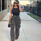 Women's Cargo Pants with Side Pockets
