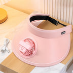 Women’s Wearable Cooling Hood with Integrated Fan