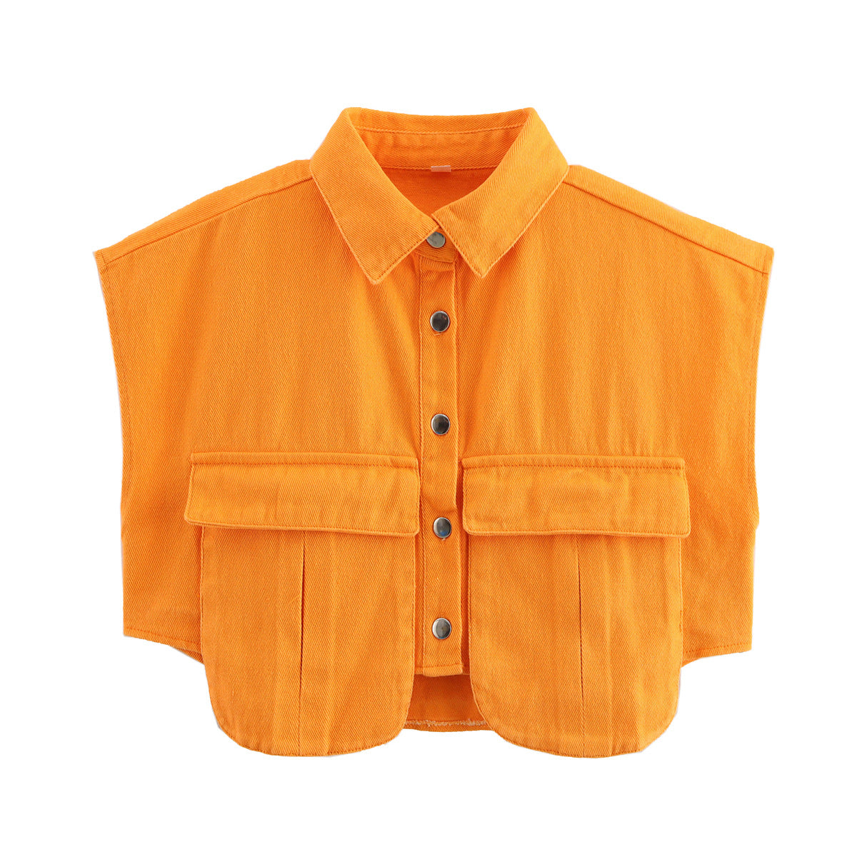 Women's Sleeveless Utility Blouse with Pockets
