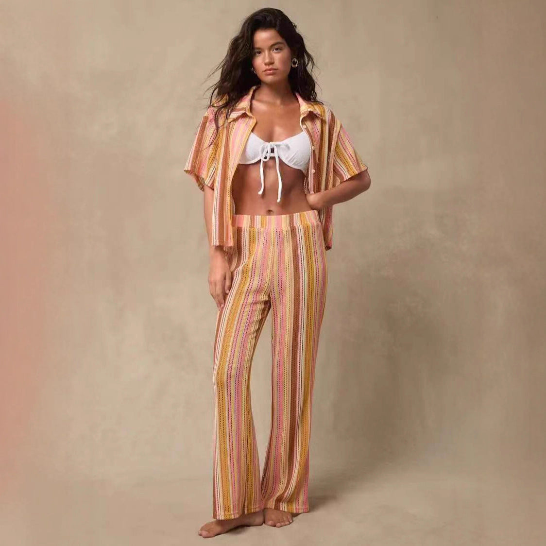 Crochet Set with Wide Cut