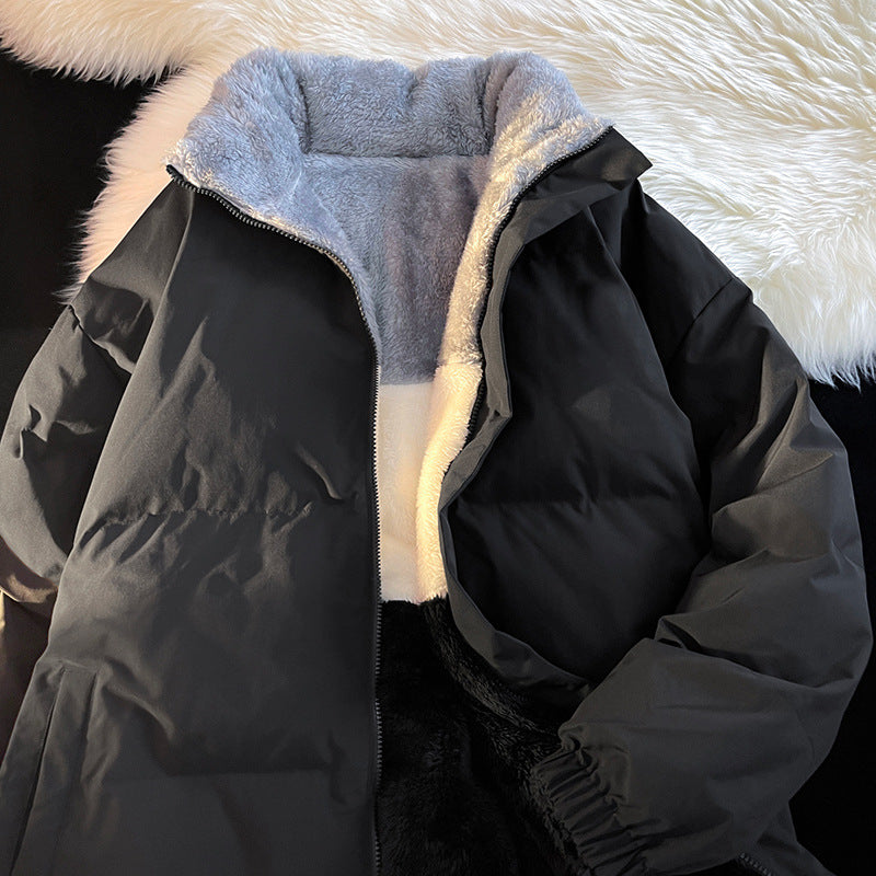 Women's Down Jacket with Soft Lining and High Collar
