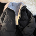 Women's Down Jacket with Soft Lining and High Collar