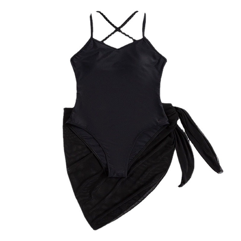 Women's Swimwear with Elegant Wrap Skirt