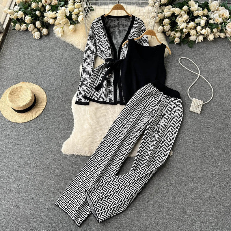 Graphic Print Loungewear Set