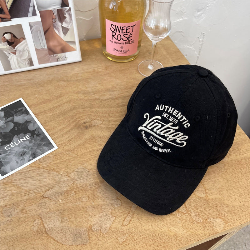 Men's Vintage-Inspired Cotton Baseball Cap