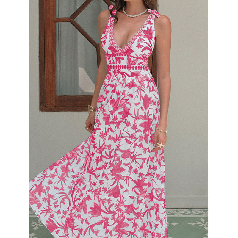 Women's Floral Swimsuit Set with Matching Skirt