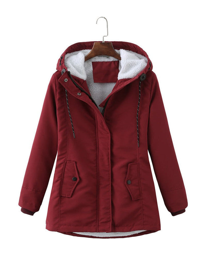 Luxurious women's winter coat