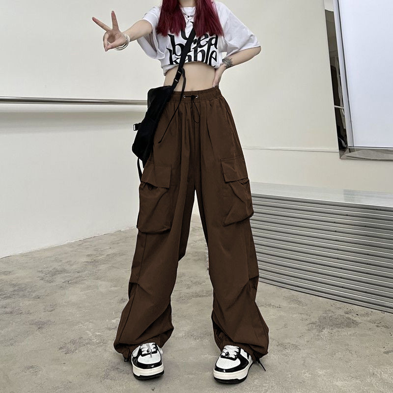 Women's Wide-Leg Cargo Pants with Practical Pockets