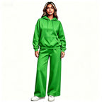 Women's Comfortable Oversized Hoodie and Wide Jogging Pants Set