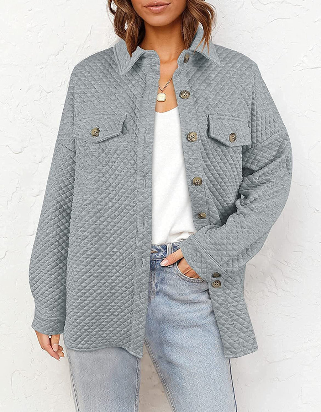 Women's Elegant Quilted Jacket with Casual Cut