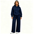 Women's Comfortable Oversized Hoodie and Wide Jogging Pants Set