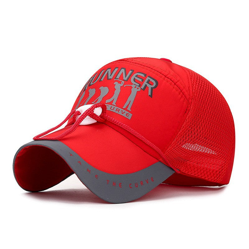 Women's Running Cap with Breathable Mesh Design