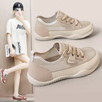 Women's Breathable Casual Sneakers with Rugged Tread and Fashionable Accents