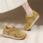 Women's Breathable Casual Sneakers with Shock-Absorbing Sole