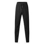 Women's Elastic Casual Pants with Waffle Texture