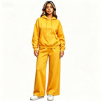 Women's Comfortable Oversized Hoodie and Wide Jogging Pants Set