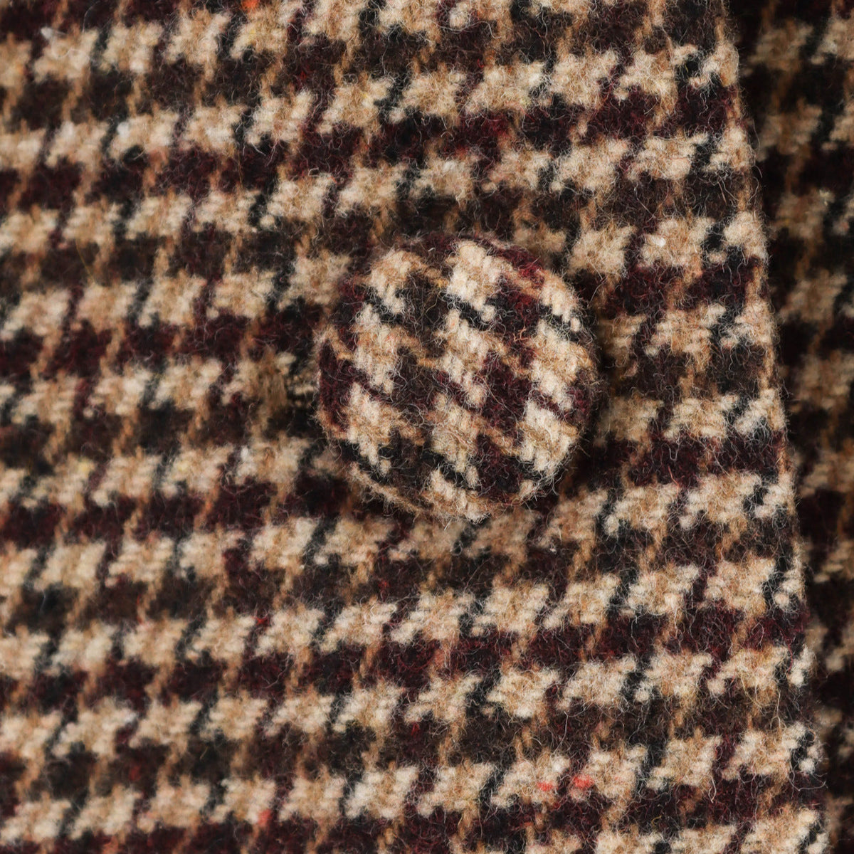 Women's Elegant Plaid Jacket with Button Placket and Pockets