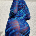 Women's Swimsuit and Sheer Beach Cover-Up