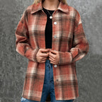 Women's Plaid Overshirt