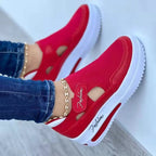 Women's Breathable Sneakers with Elastic Removable Insole