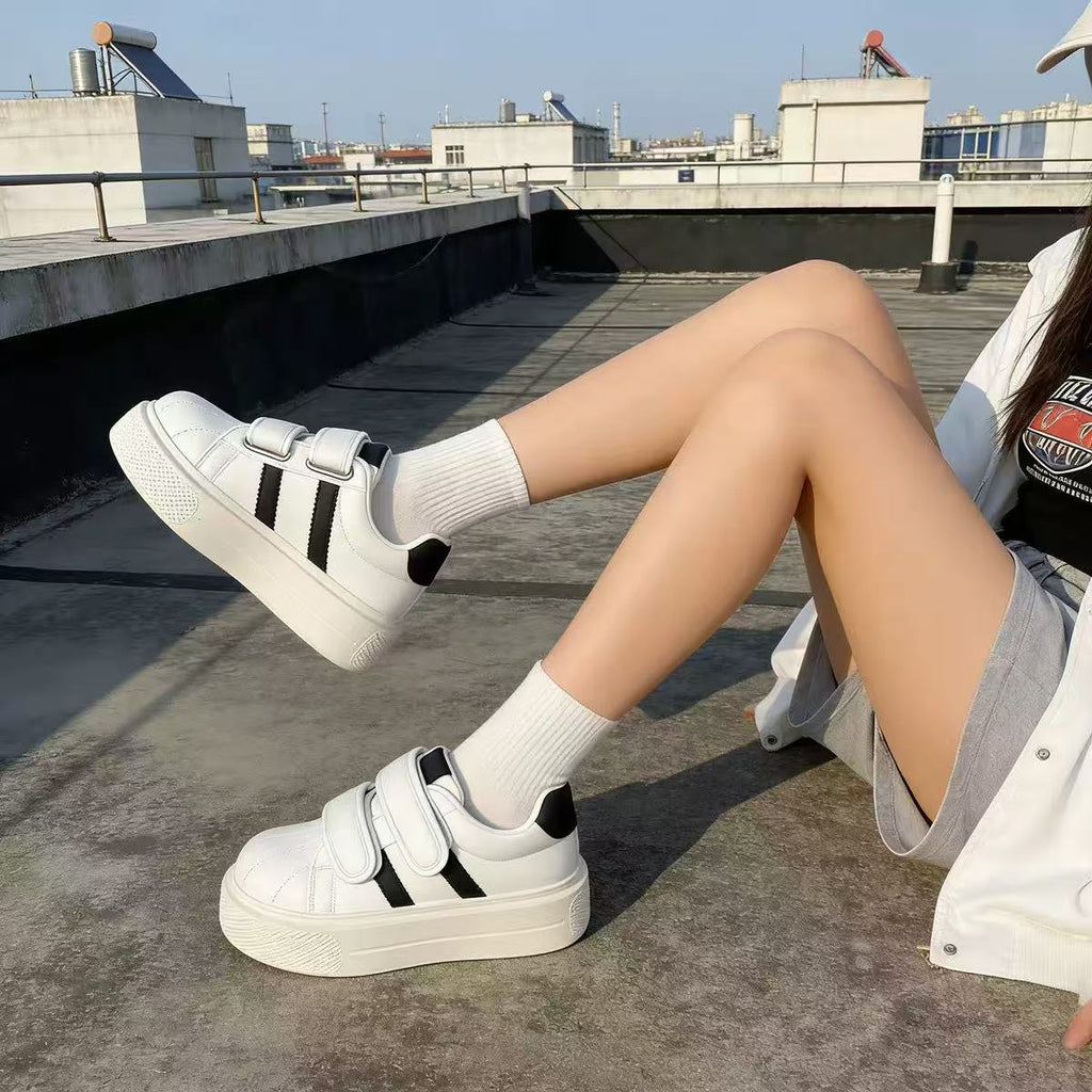 Women's Everyday Sneakers with Hook-and-Loop Fastener
