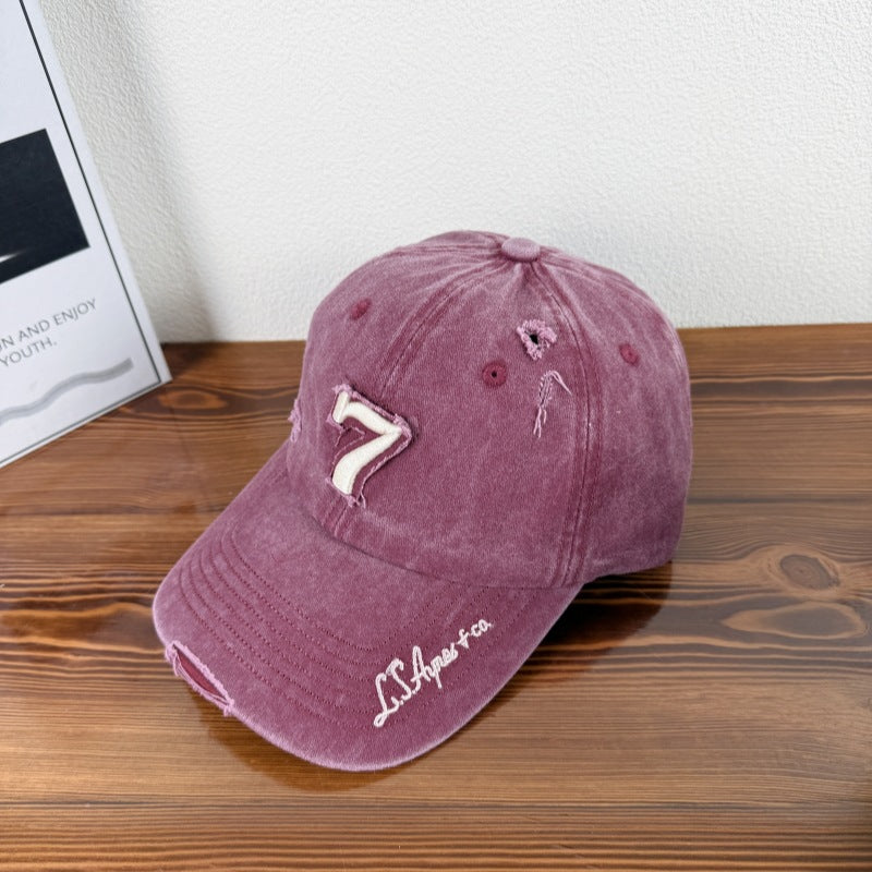Men's Distressed Vintage Baseball Cap