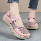 Women's Breathable Sports Slippers with Adjustable Velcro Closure