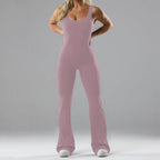 Women's Fitness Jumpsuit with Wide Leg and Elegant Cut
