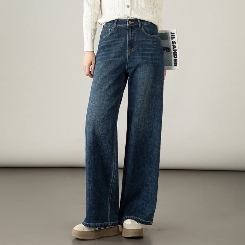 Women's High-Waisted Wide-Leg Trousers