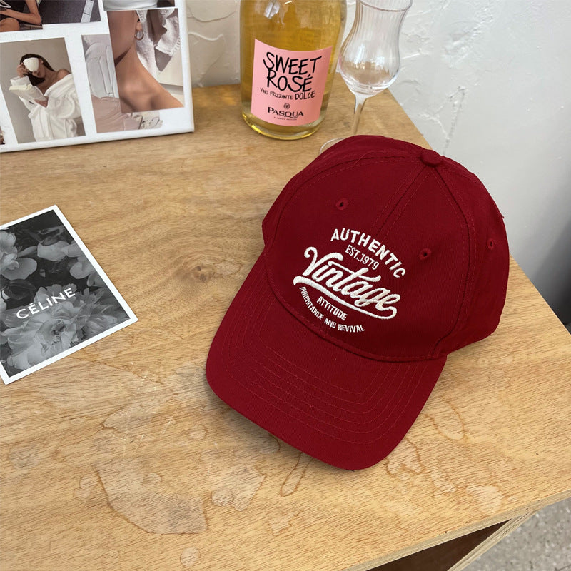 Men's Vintage-Inspired Cotton Baseball Cap