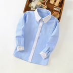 Elegant Shirt with Contrast Cuffs