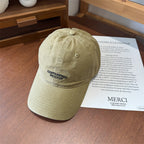 Men's Casual Embroidered Cotton Cap