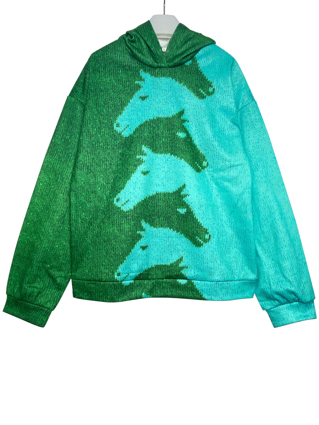 Women's Cozy Horse Print Hoodie