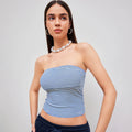 Women's Striped Bandeau Top