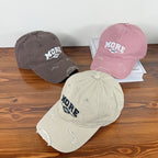 Men's Distressed Casual Baseball Cap
