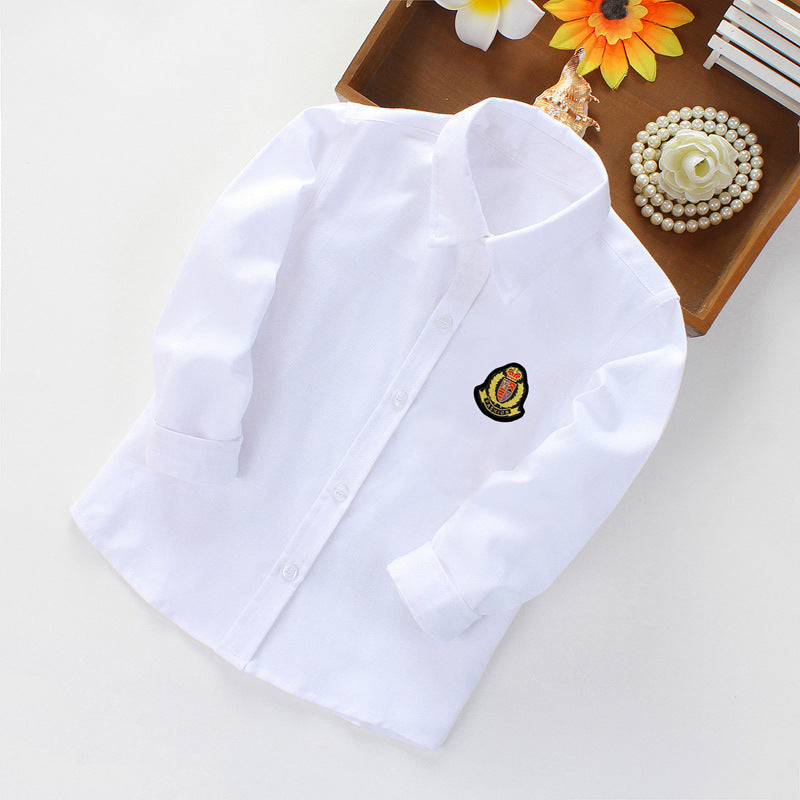 Women's Classic Shirt with Elegant Embroidery