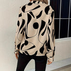 Elegant Women's Blouse with Modern Pattern