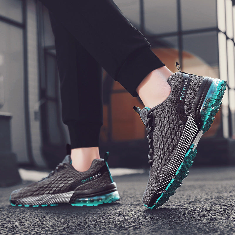 Women's Breathable Athletic Sneakers with Flexible Outsole and Shock-Absorbing Technology