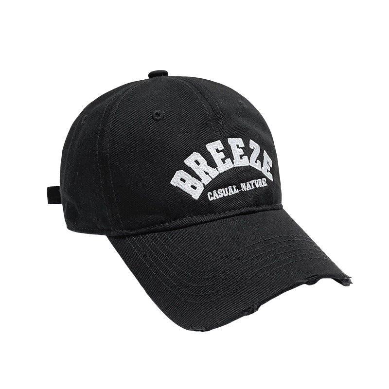Men's Casual Distressed Cotton Cap