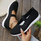 Women's Breathable and Flexible Ballet Flats with Elastic Strap
